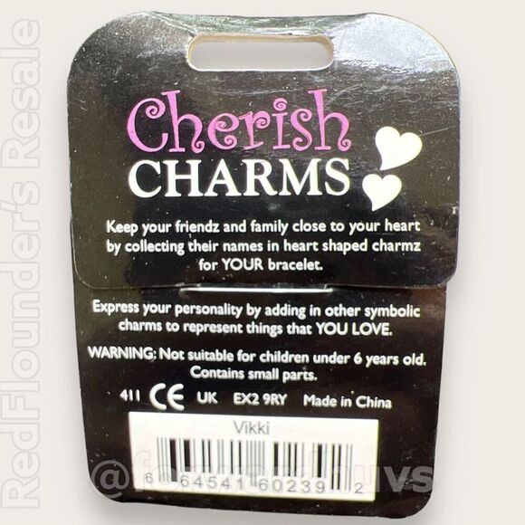 Bundle Sale 3 for $15| Cherish Charms | Vikki | Name Charm - Picture 5 of 6
